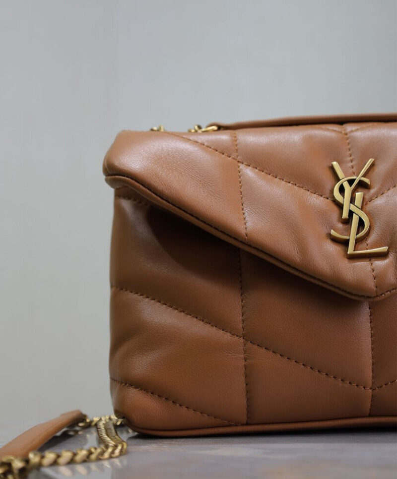 Saint Laurent Toy Puffer In Lambskin